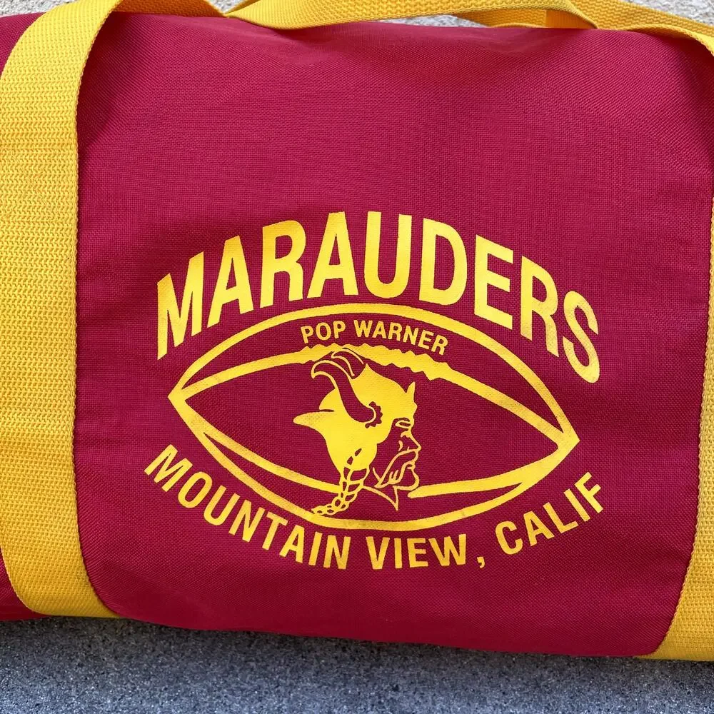 Mountain View Marauders Red Large Duffle Bag Pop Warner